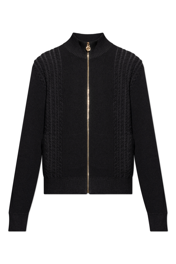 Cardigan with stand-up collar od Versace