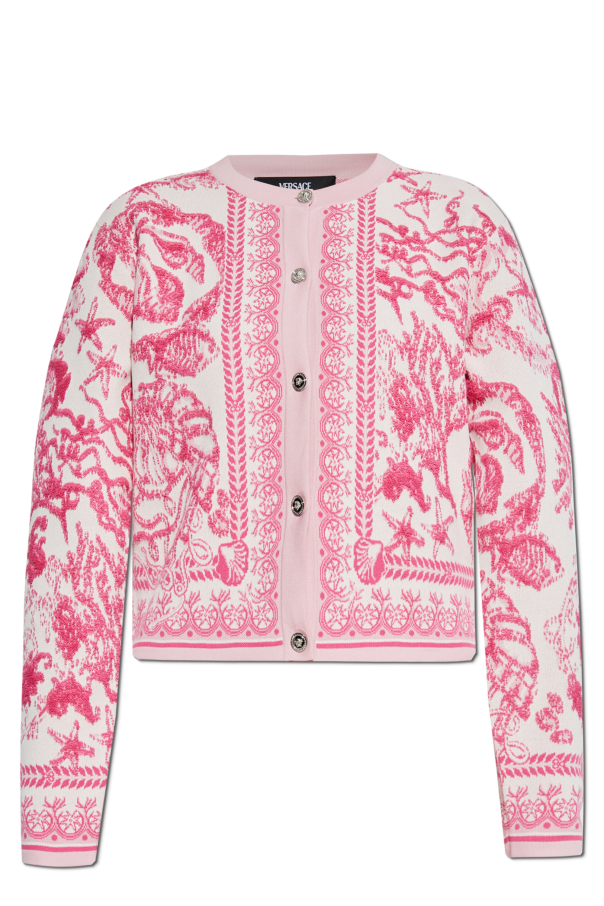 Versace Kardigan ze wzorem `Barocco`