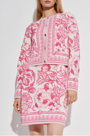Versace Kardigan ze wzorem `Barocco`