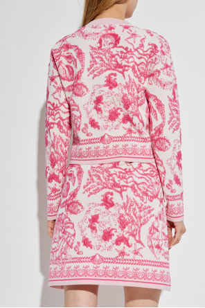 Versace Kardigan ze wzorem `Barocco`