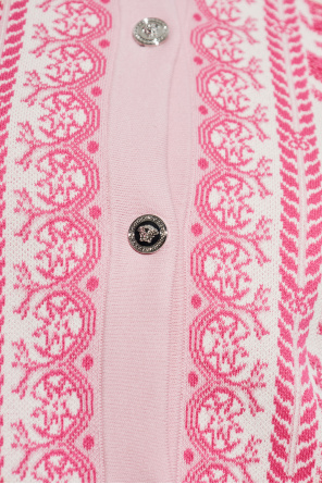 Versace Kardigan ze wzorem `Barocco`