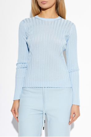 Versace Ribbed long sleeve top