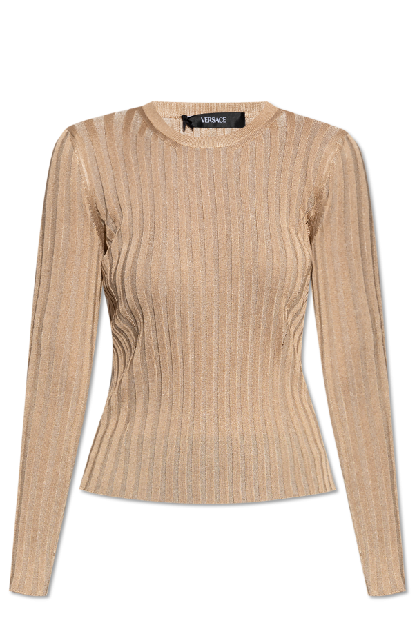Versace Prążkowany top