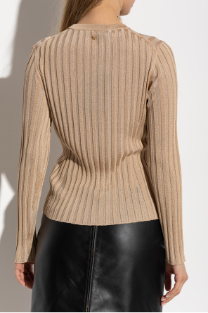 Versace Prążkowany top