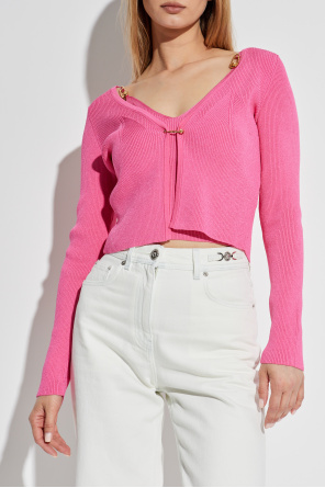 Versace Cardigan with safety pin fastening