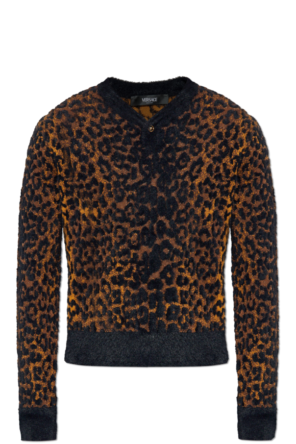 Animal motif sweater od Versace