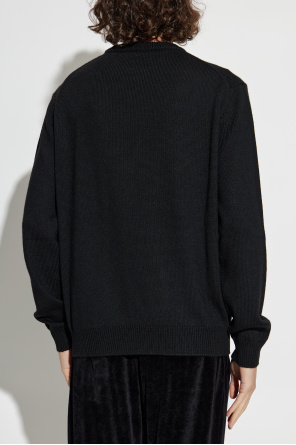 Versace Sweater with shimmering appliqués