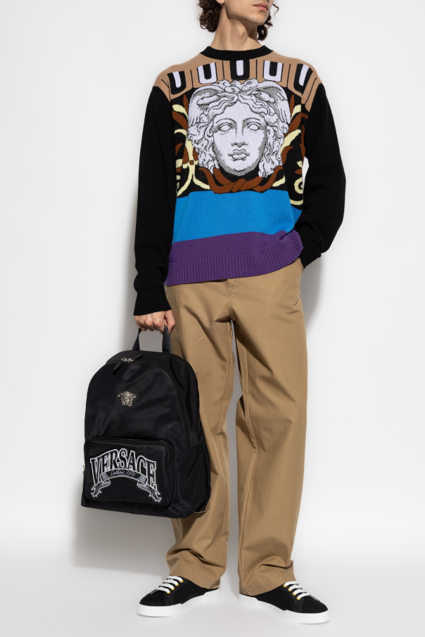 Versace Sweater with a distinctive Medusa head