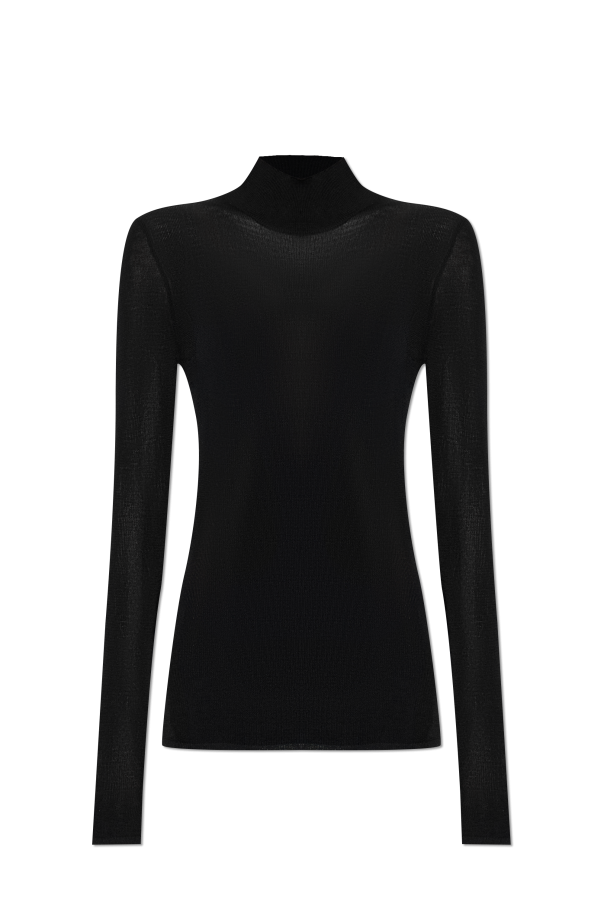 Wool top with stand-up collar, zdjęcie 1 Wool top with stand-up collar od Versace