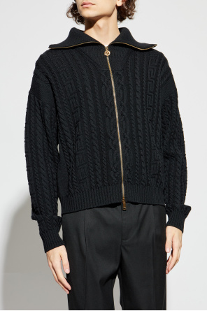 Versace Cardigan with decorative knit
