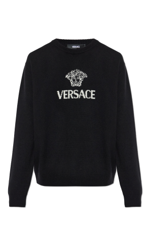 Cashmere sweater with logo