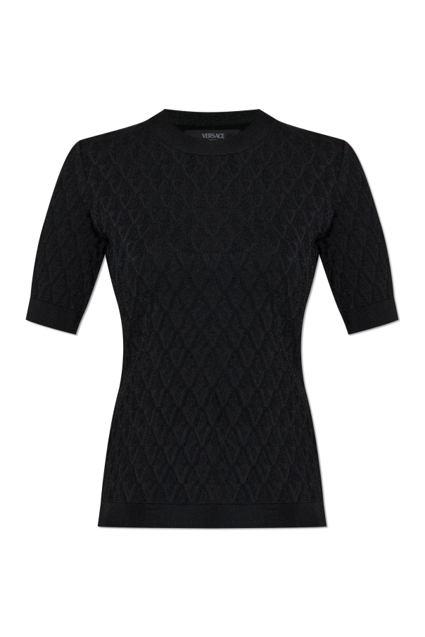 Top with Z logo od Versace