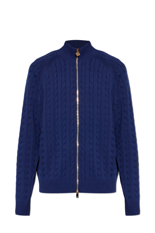 Cardigan with stand-up collar od Versace