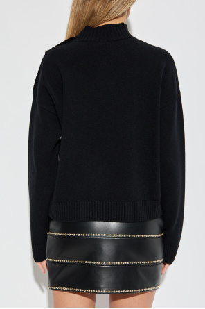Versace Sweater with stand-up collar