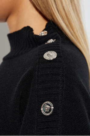 Versace Sweater with stand-up collar