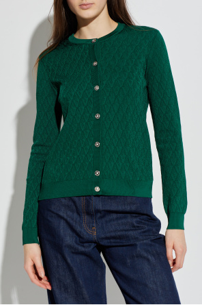 Versace Cárdigan con diseño decorativo