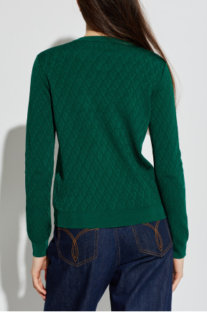 Versace Cárdigan con diseño decorativo