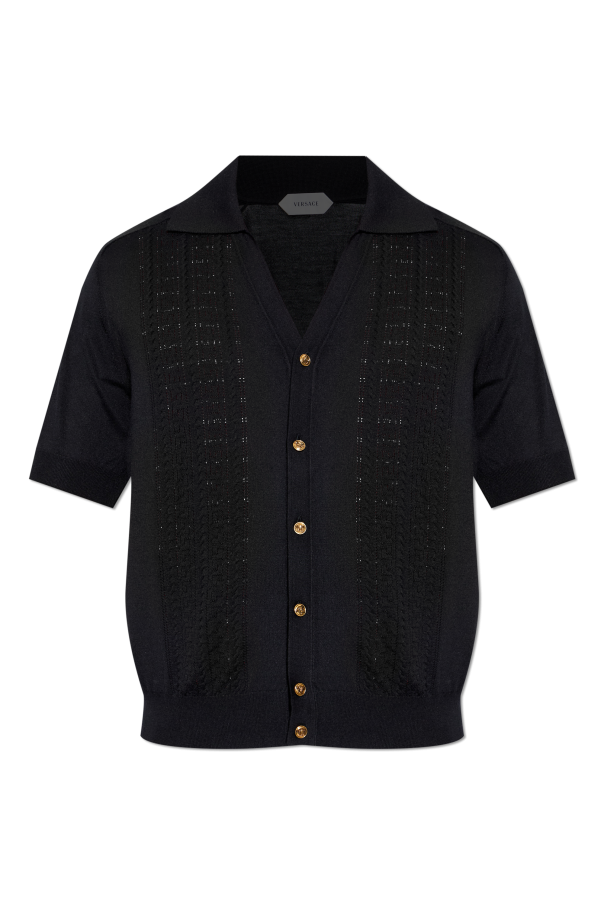 Short-sleeved cardigan od Versace