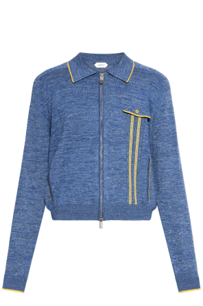 Polo shirt with decorative placket
