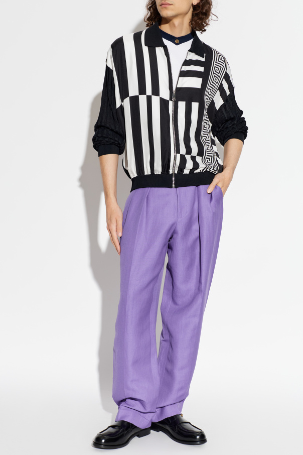 Versace Cardigan made from combined fabrics