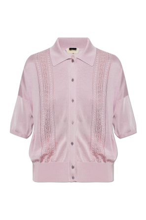 Short-sleeve cardigan