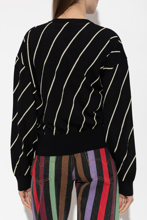 Versace Wool cardigan with embroidered logo