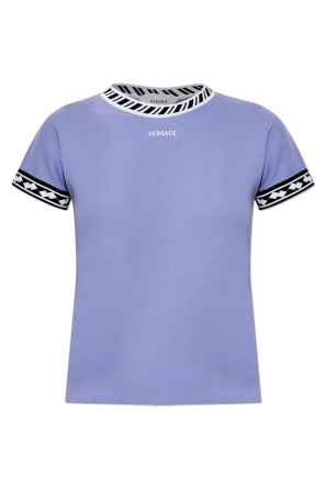 Top with embroidered logo