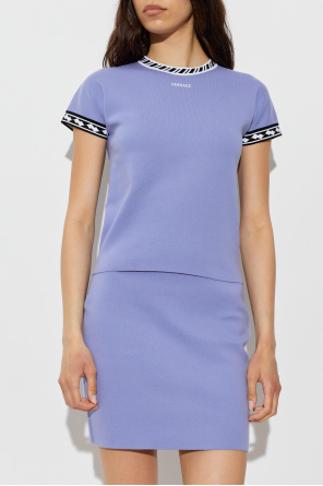 Versace Top with embroidered logo