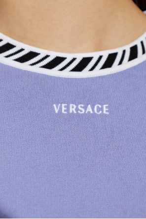 Versace Top with embroidered logo