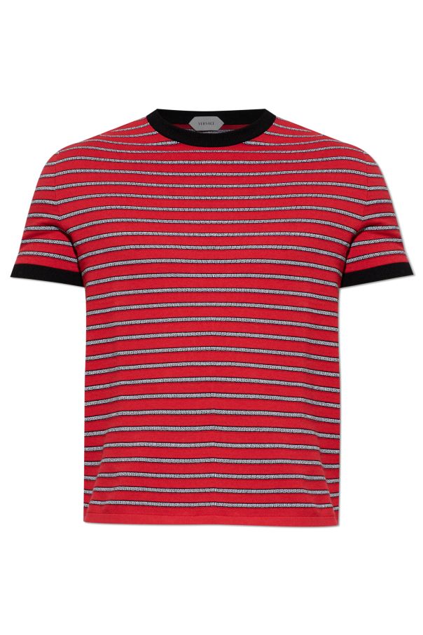 T-shirt with a striped pattern od Versace