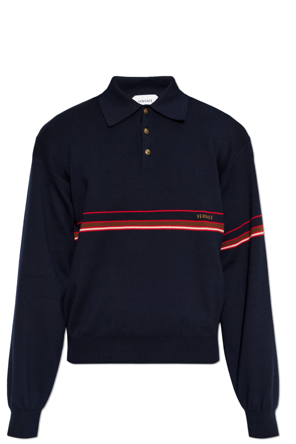 Long-sleeve polo od Versace