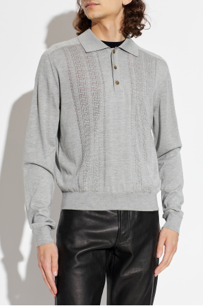 Versace Polo de manga larga