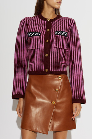 Versace Wool cardigan with pockets