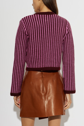 Versace Wool cardigan with pockets