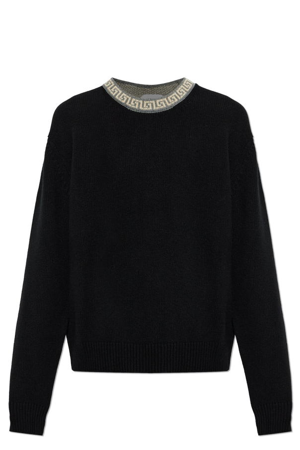 Wool sweater with a crew neck od Versace