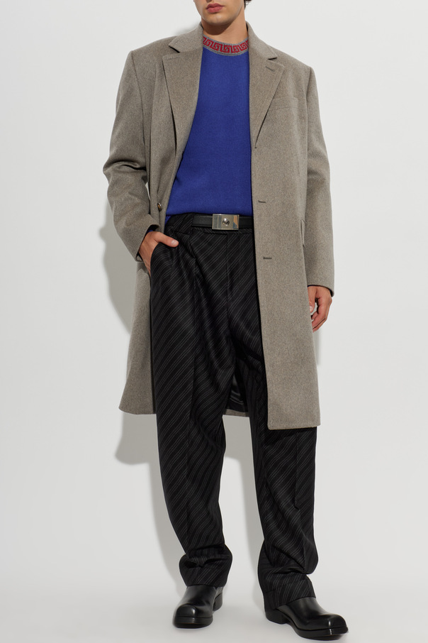 Versace Wełniany sweter typu ‘oversize’