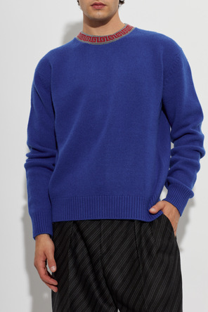 Versace Wełniany sweter typu ‘oversize’
