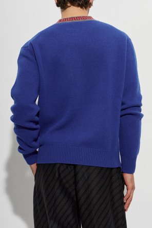 Versace Wełniany sweter typu ‘oversize’