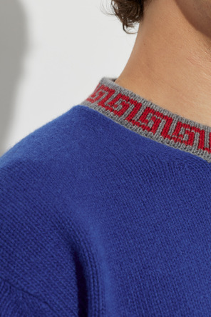 Versace Wełniany sweter typu ‘oversize’