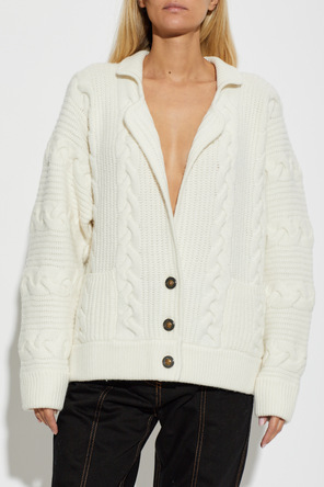 Versace Wool cardigan with pockets