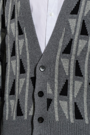 Versace Cardigan com Cabeça de Medusa