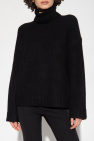 Gestuz BLACK ‘AlphaGZ’ loose-fitting turtleneck sweater