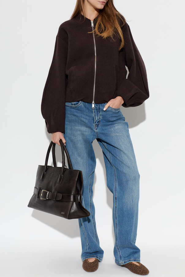 Gestuz Gestuz 'Gzvictora' Brown Boxy Cardigan