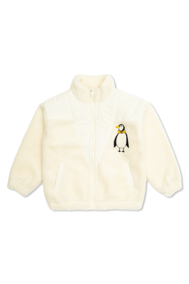 Mini Rodini Fleece jacket with patch