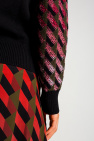 FERRAGAMO RED Patterned turtleneck sweater