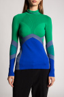 FERRAGAMO GREEN Top with long sleeves