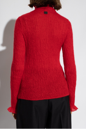 Salvatore Ferragamo Sweater with standing collar