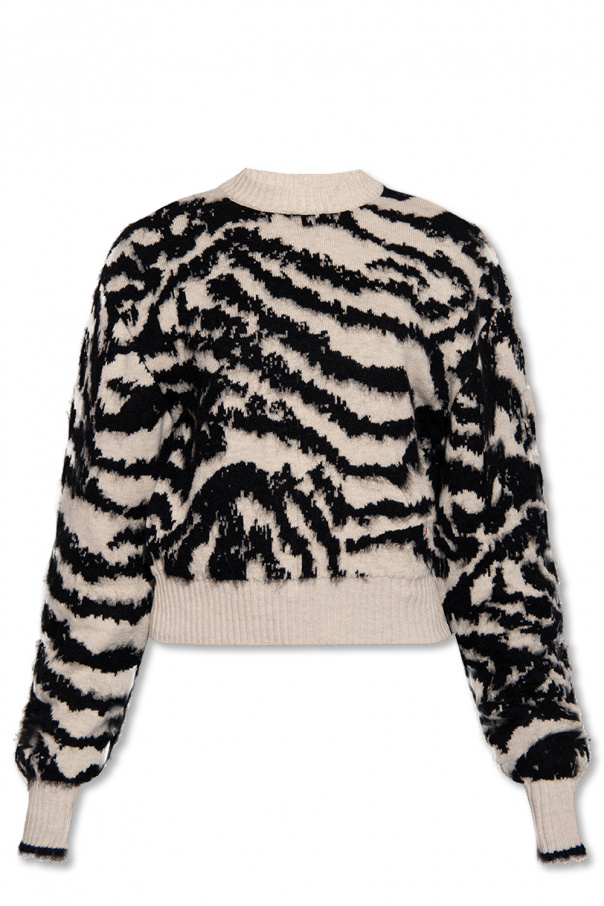 Victoria Beckham Patterned hooded sweater
