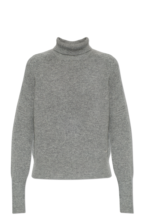 Wool turtleneck with embroidered logo od Victoria Beckham
