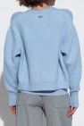 FERRAGAMO light blue V-neck sweater